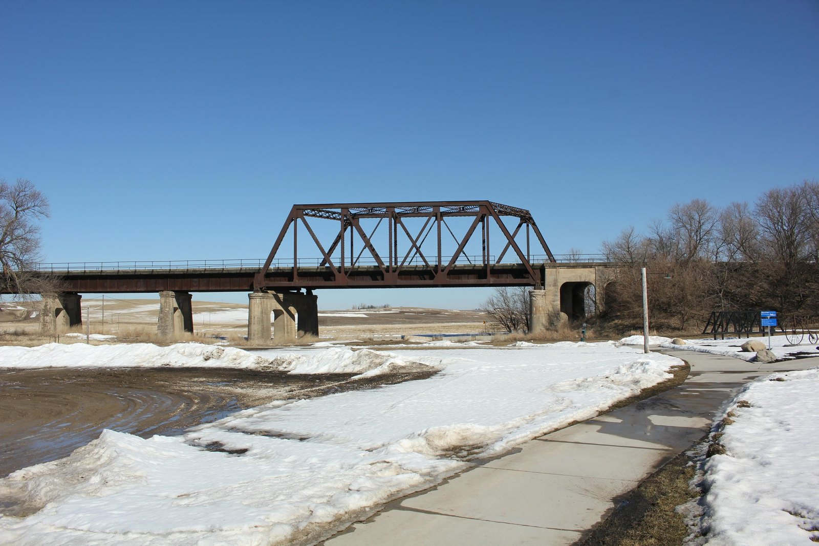 East end of bridge